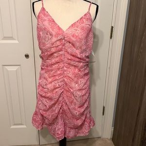 NSR Pink Paisley Dress